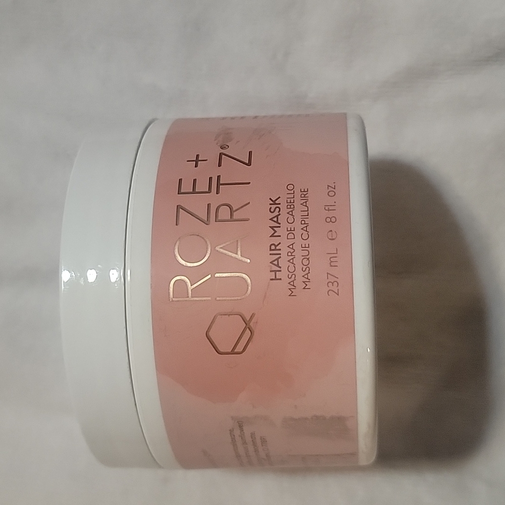 Rose quartz hair mask